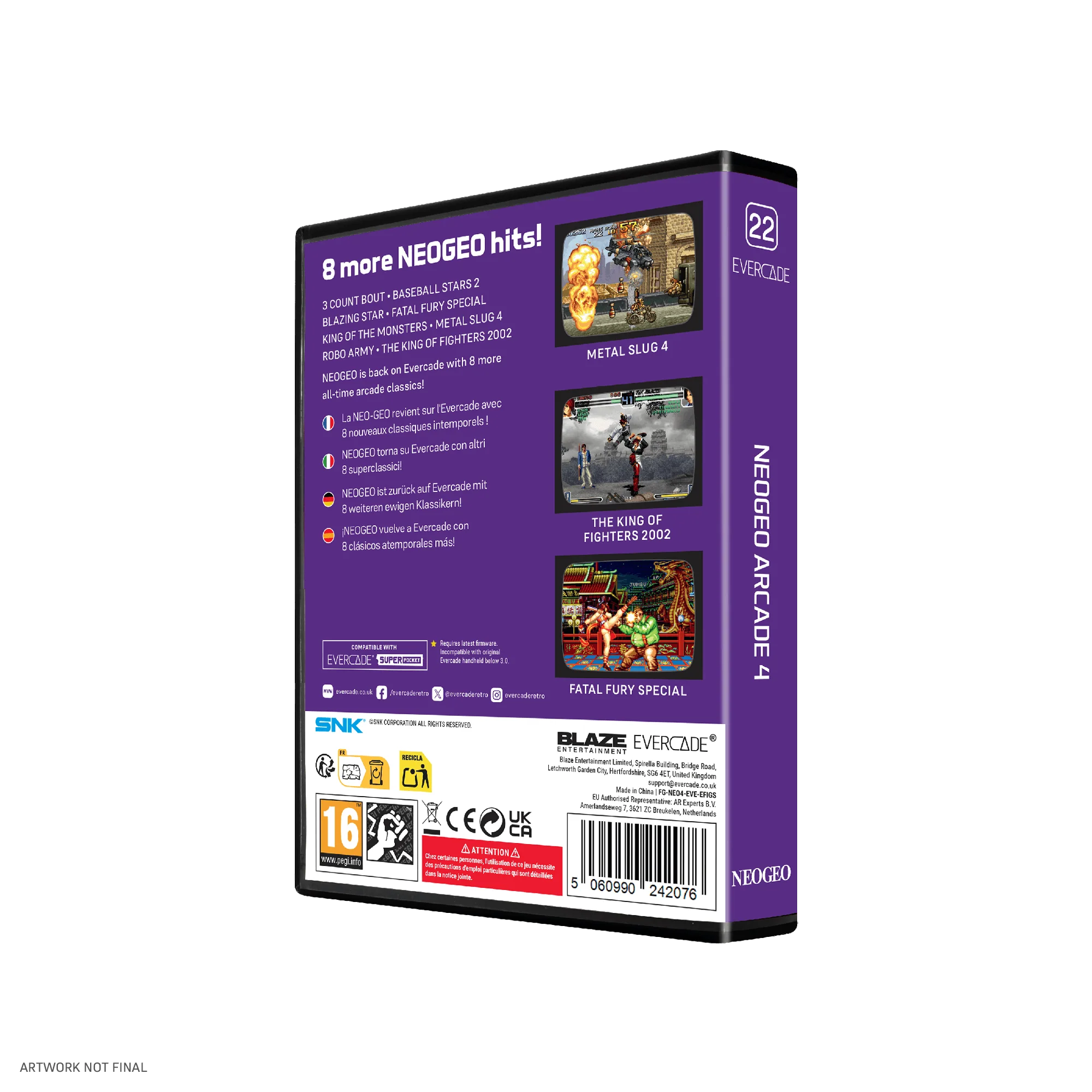 Evercade Double Pack: #52 Activision Collection 3 + #22 NEOGEO Arcade 4 - Image 10
