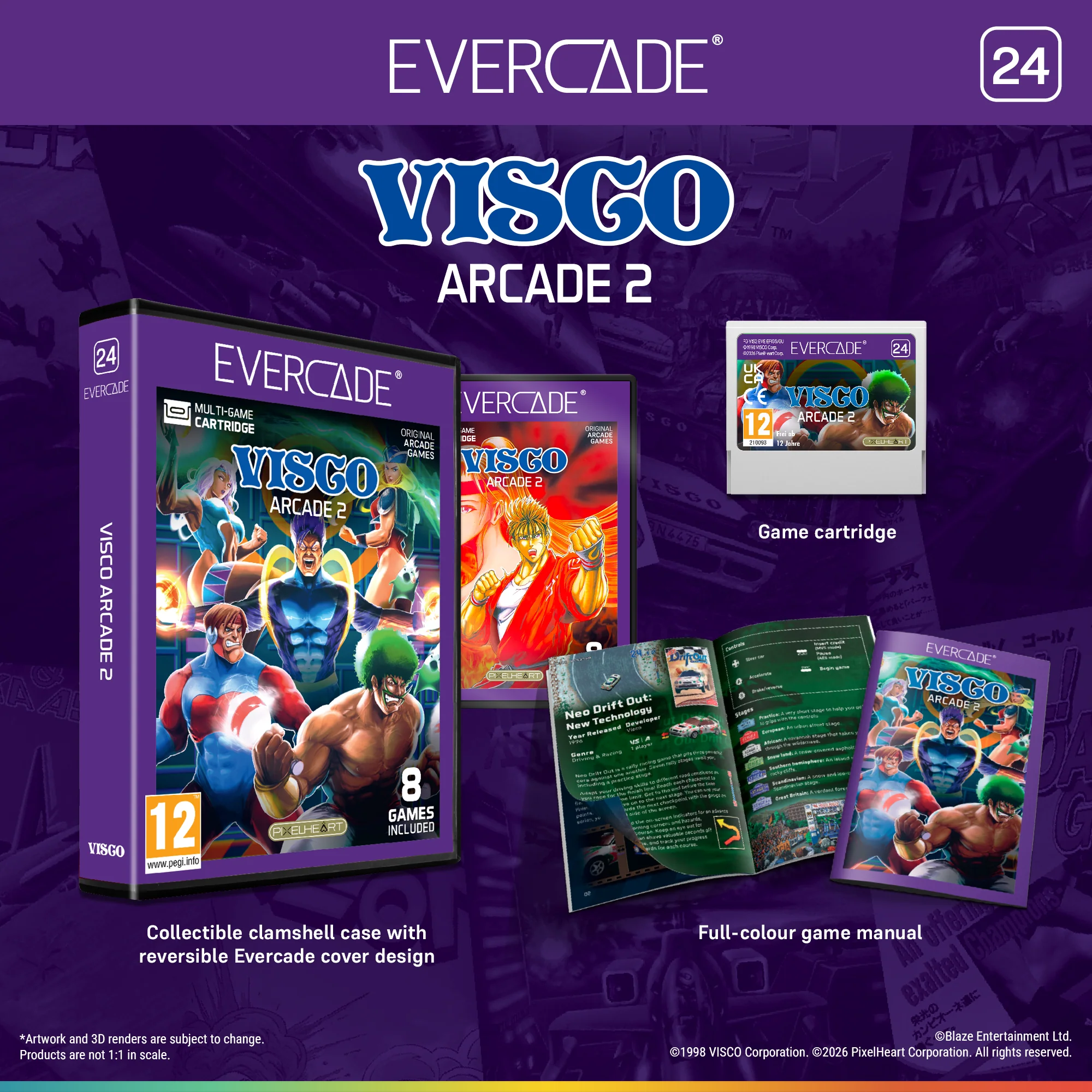 Evercade Bundle: #23 Visco Arcade 1 + #24 Visco Arcade 2 + Retro POP Mug - Image 7