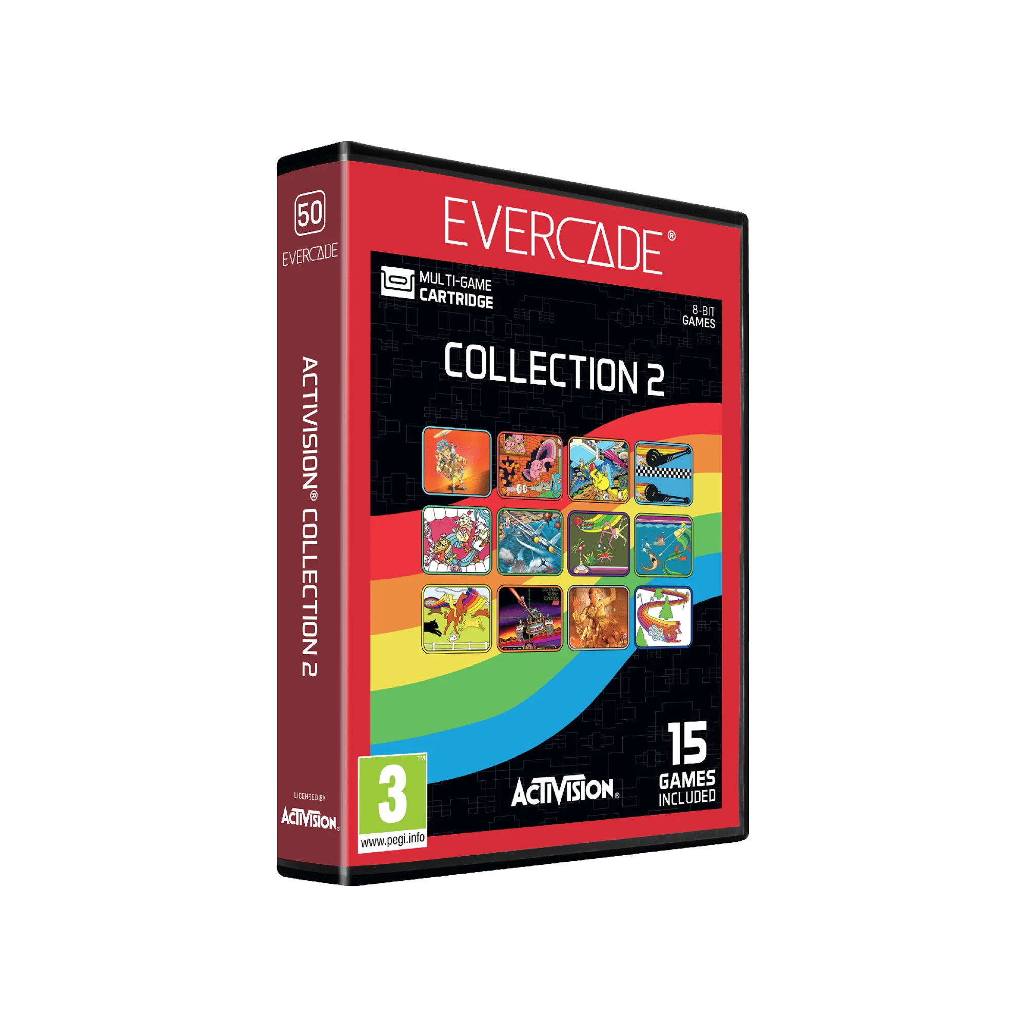 Evercade Bundle: #50 Activision Collection 2 + #51 Mega Cat Studios Collection 3 + Retro Pop Shirt - Image 3