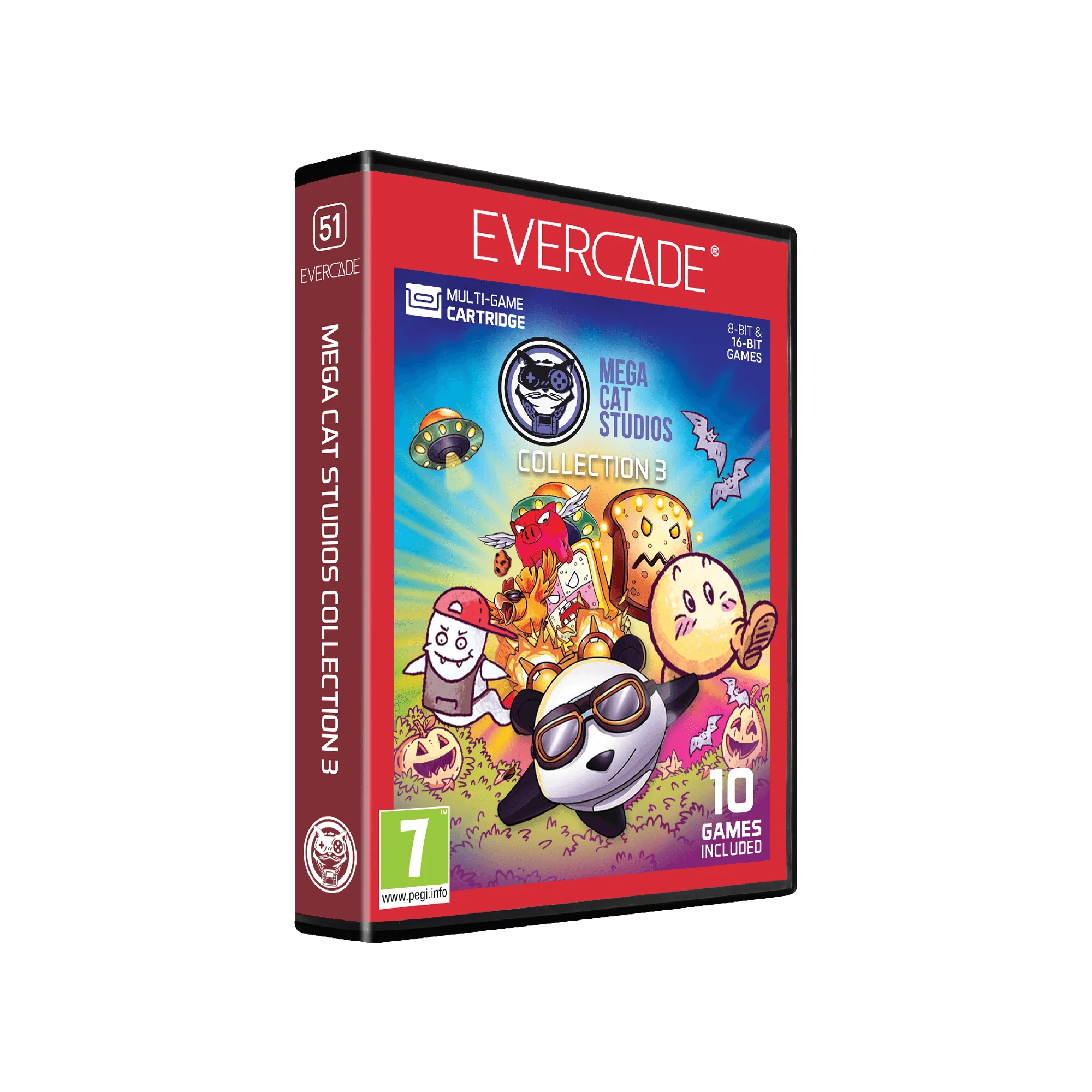 Evercade Bundle: #50 Activision Collection 2 + #51 Mega Cat Studios Collection 3 + Retro Pop Shirt - Image 4
