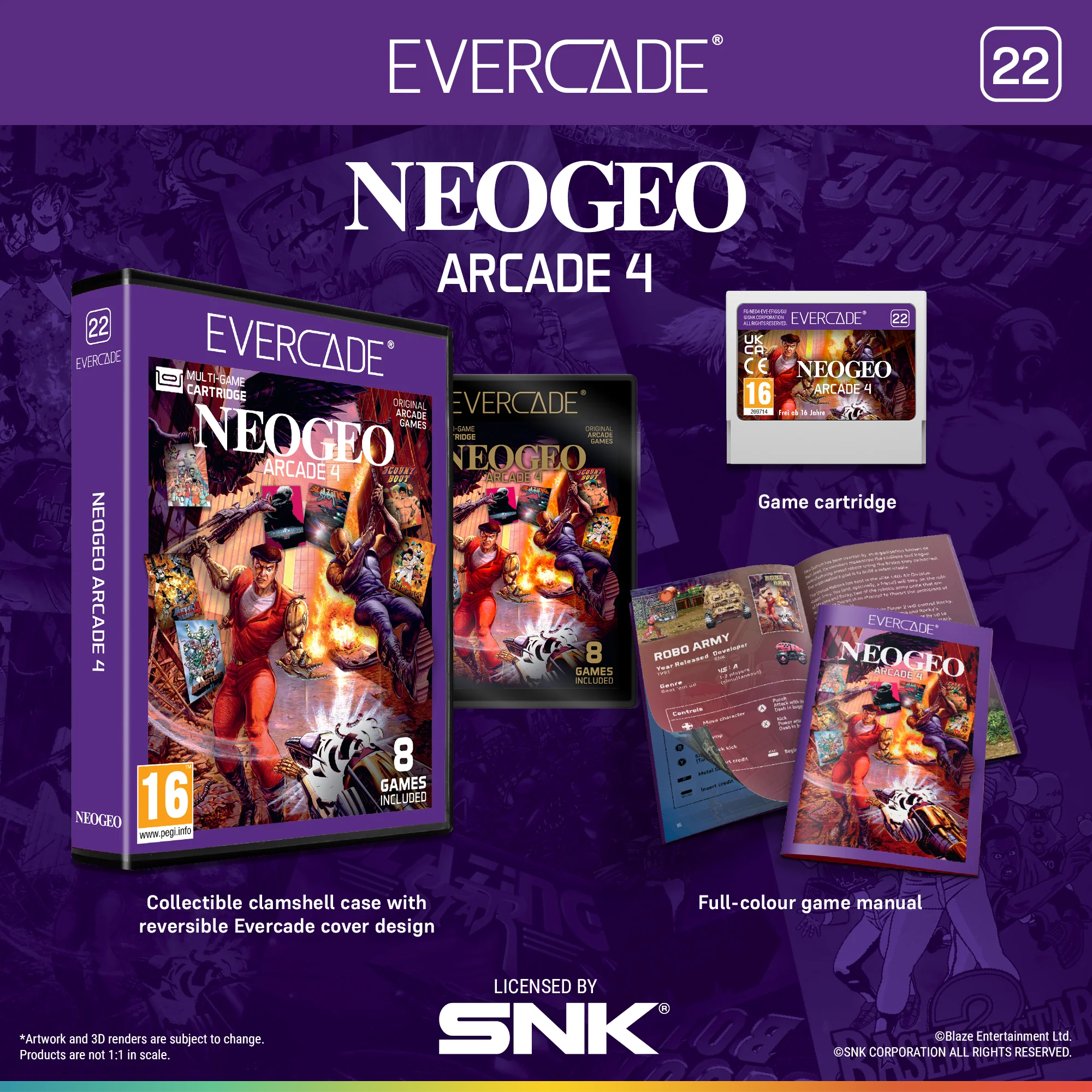 Evercade Bundle: #52 Activision Collection 3 + #22 NEOGEO Arcade 4 + Controller Plush - Image 10