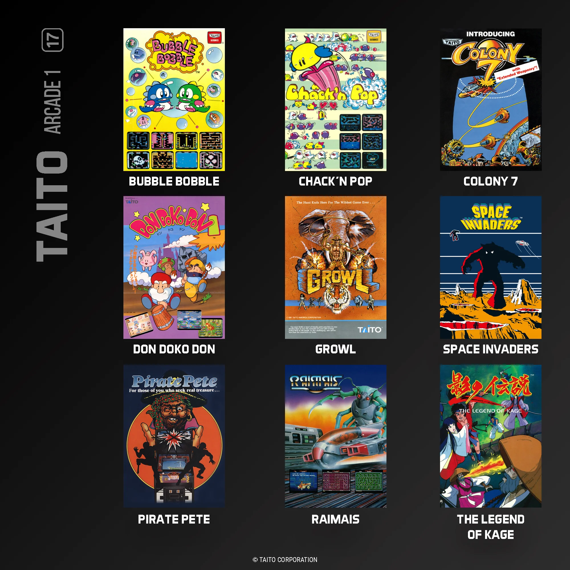 Evercade Cartridge #17 - Taito Arcade Collection 1 - Image 5