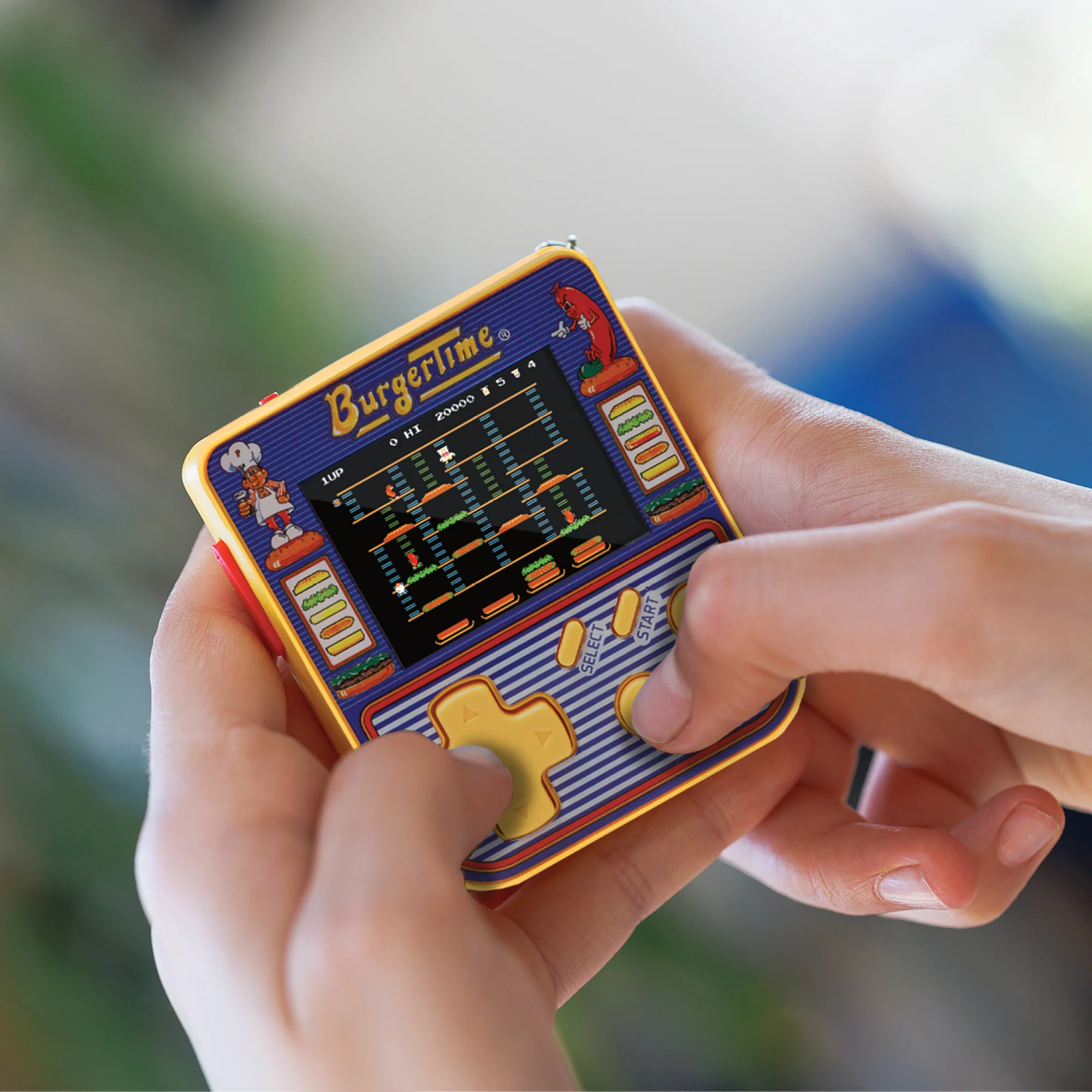Super Micro Data East Retro Playable Gaming Keychain – BurgerTime, Karate Champ & Side Pocket - Image 5